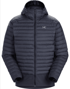 Image of Cerium Hybrid Hoody Black Sapphire. Do you like how it looks? Upvote it on OutdoorCrunch.com!