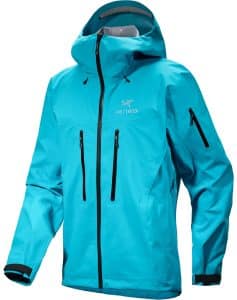 Arc'teryx Alpha SV Jacket men's in Blue Tetra color