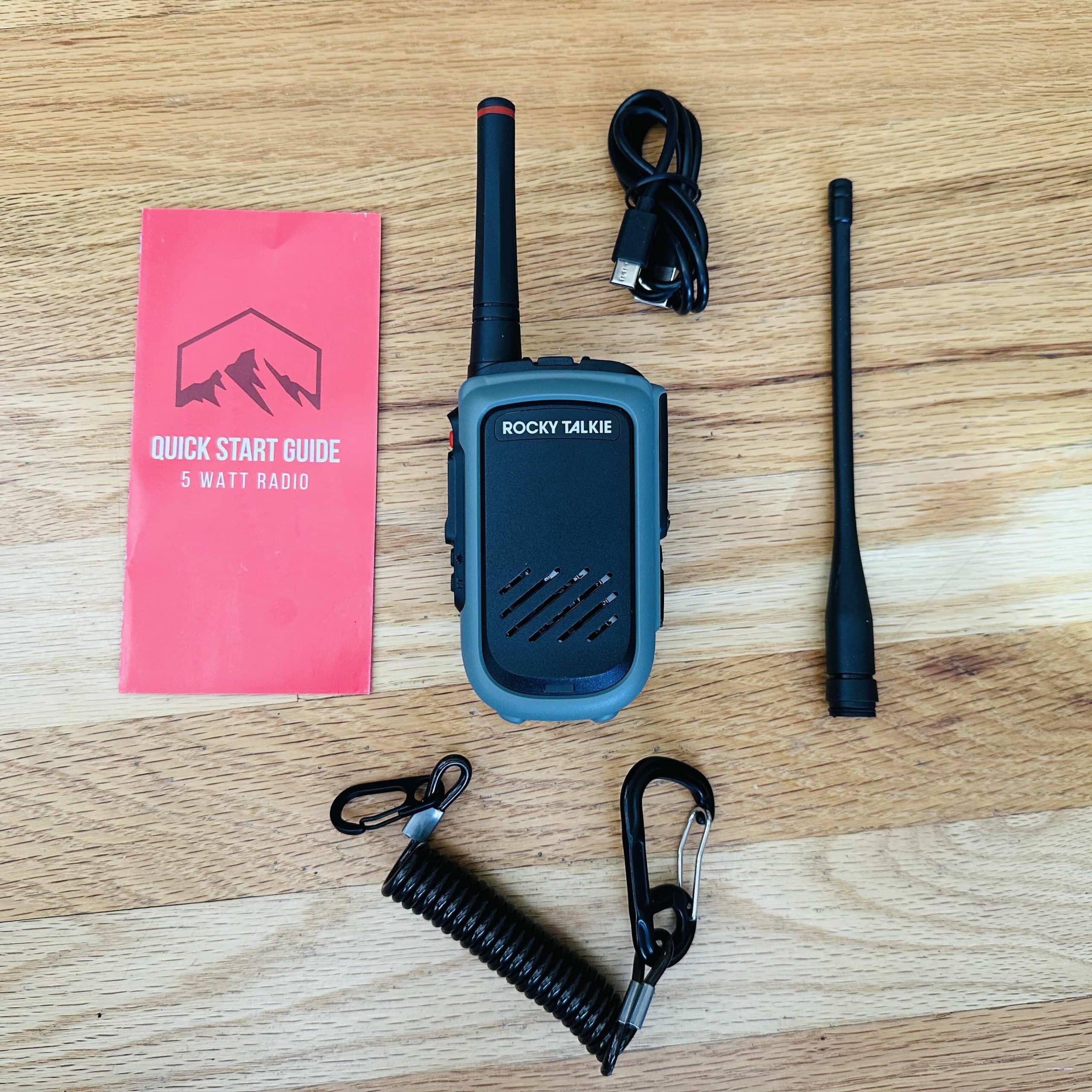 Rocky Talkie 5 Watt Radio The rugged new walkie talkie for adventurers