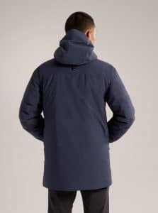 Therme Parka Black Sapphire back view