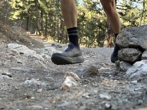 The Arc'teyrx Sylan 2 trail running shoe.