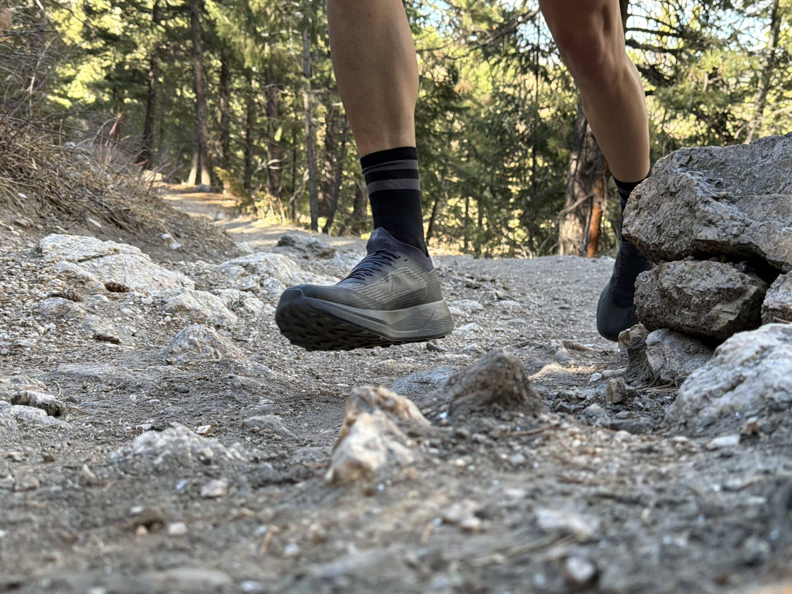 The Arc'teyrx Sylan 2 trail running shoe.