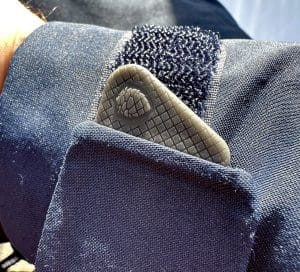 Stio-Environ-Jacket-cuffs-closeup The custom Stio silicone cuff tab is a stroke of detail genius
