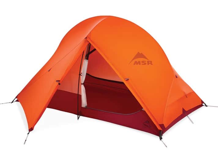 The MSR Access 2 ultralight 4-season backpacking tent