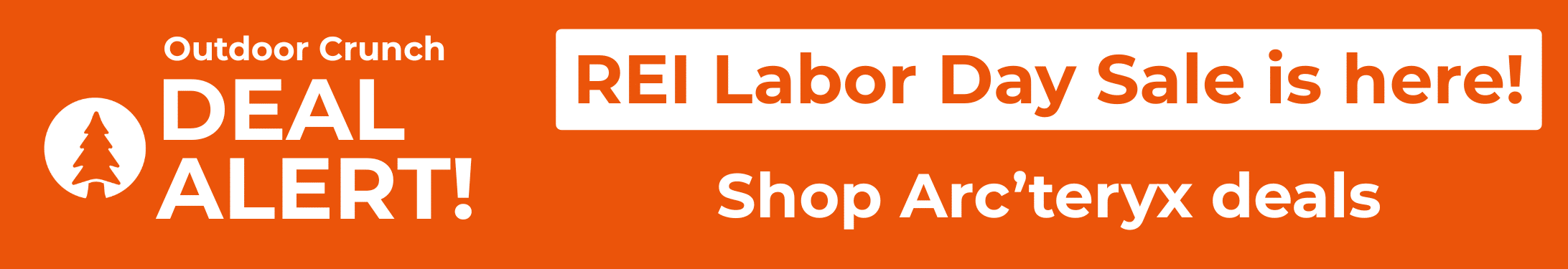 REI Labor Day banner Arc'teryx Desktop