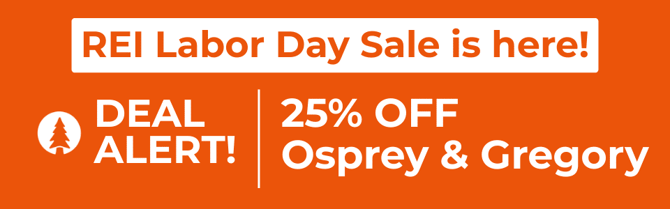 REI Labor day Osprey banner mobile