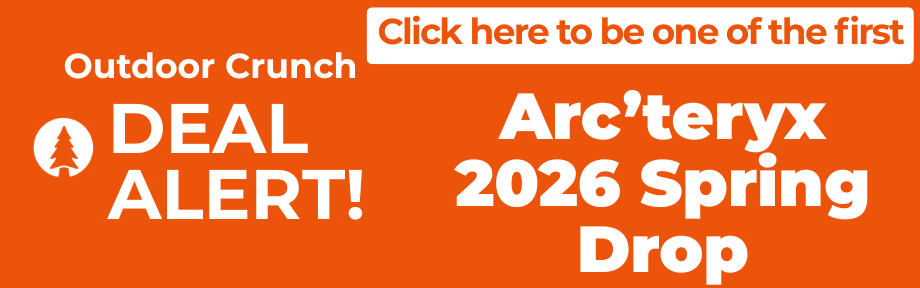 Arc'teryx Spring Drop banner