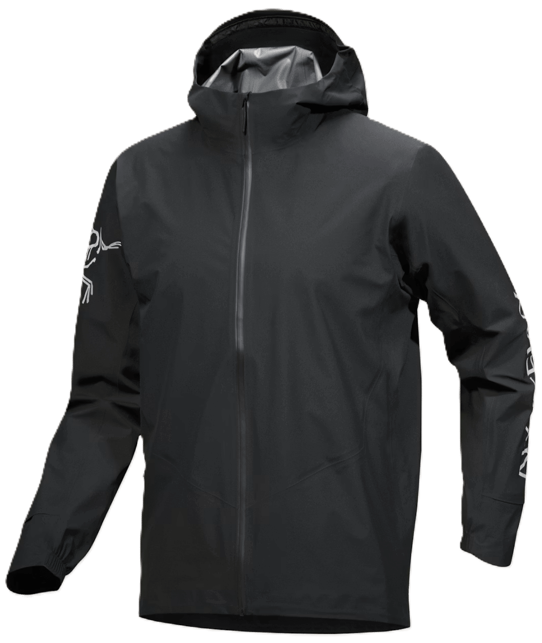 The men's arc'teryx Norvan GORE-TEX trail running jacket in Black.