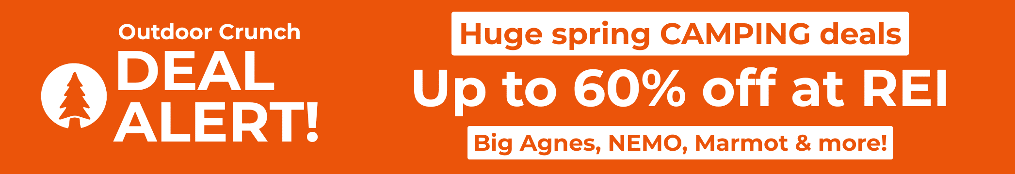 REI Spring Deals Banner