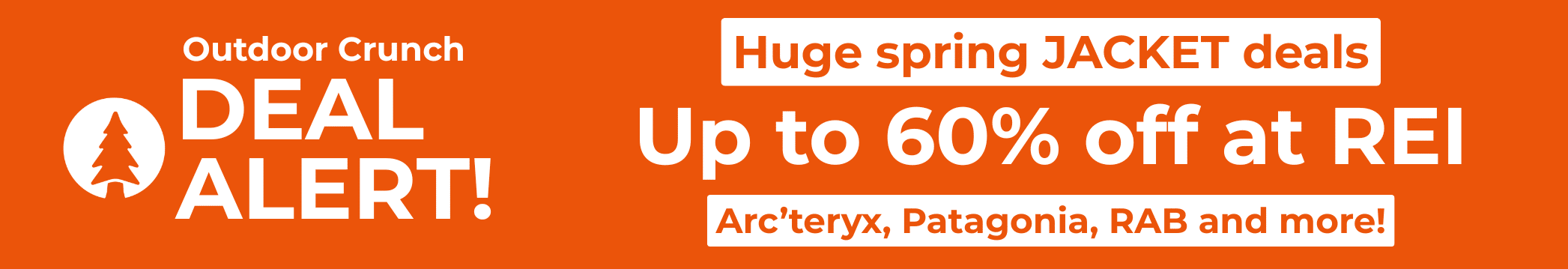 REI Spring Deals Banner