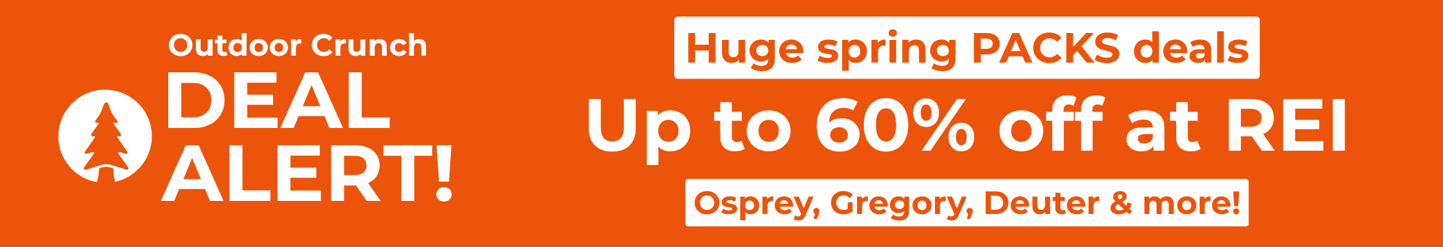 REI Spring Deals Banner