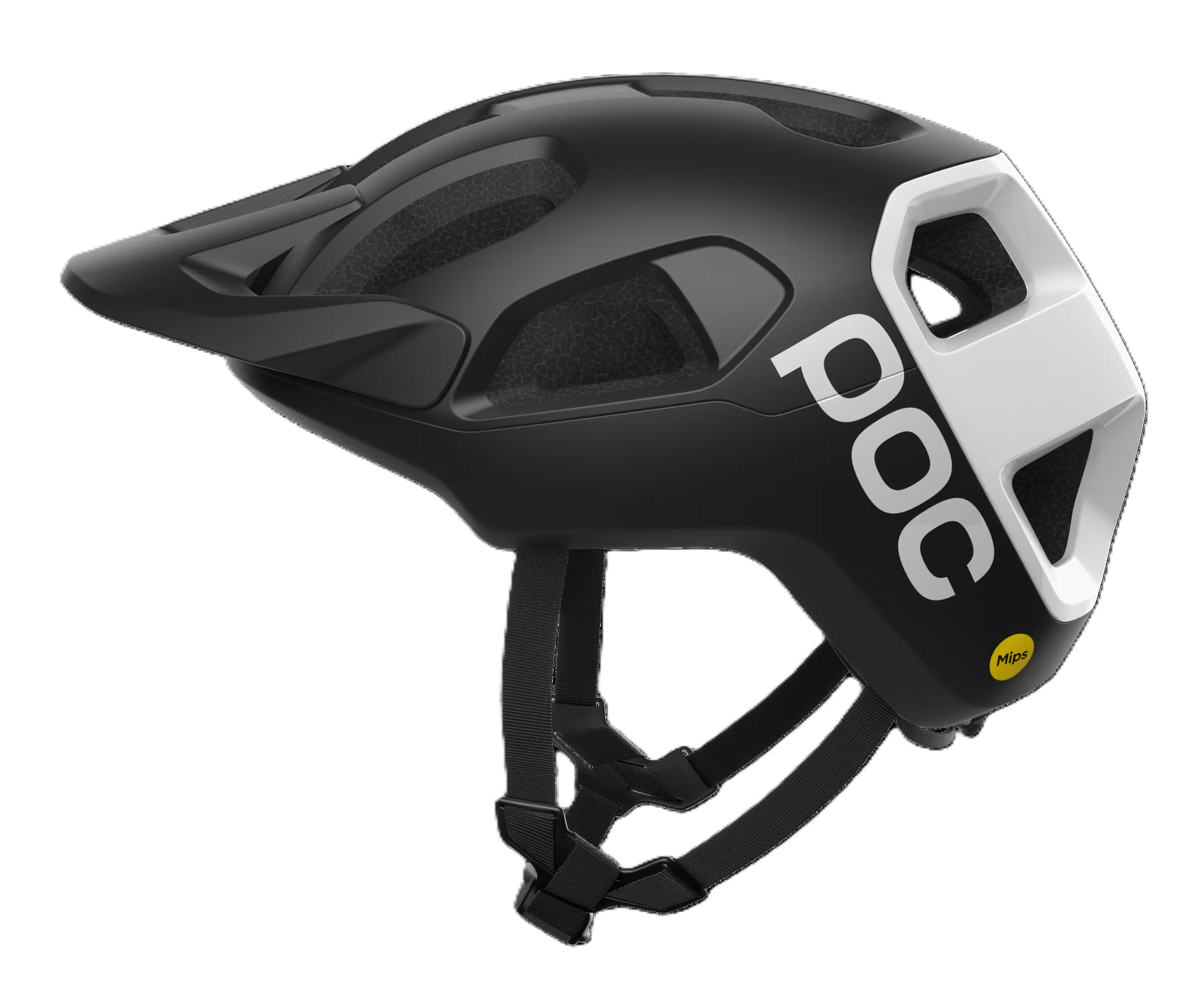 POC Cularis helmet in Uranium Black / Hydrogen White.